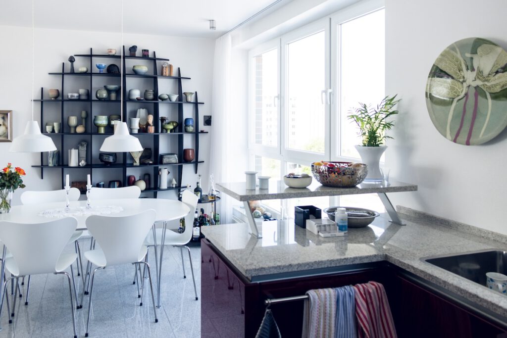Wohn- und Esszimmer aus einem Immobilienangebot