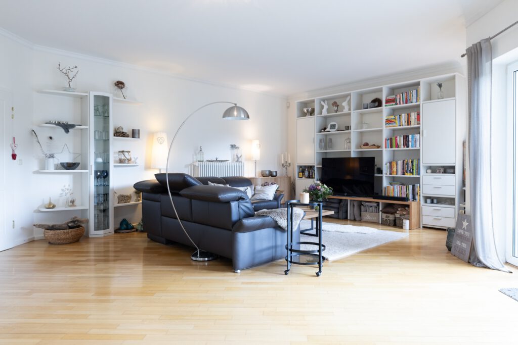 Wohnzimmer aus einem Immobilienangebot